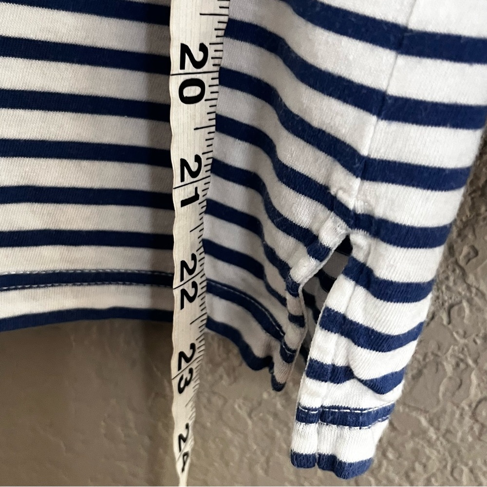 AYR Blue and White Striped Long Sleeve Tee - Picture 9 of 9
